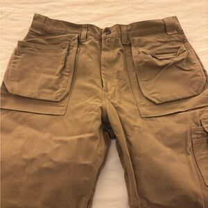 Men's Cargo Work Pants in Brown - Rugged Utility Design Blaklader 38x32